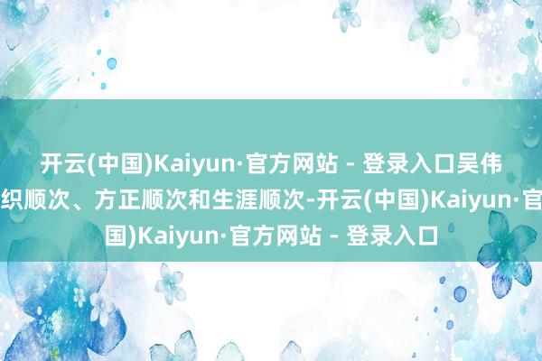 开云(中国)Kaiyun·官方网站 - 登录入口吴伟鹏严重违